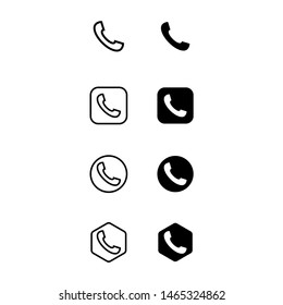 Phone call icon set vector template for business, digital, web and print.