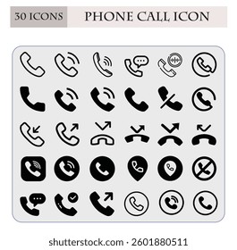Phone Call Icon set,Call Icon