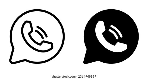 Phone Call icon.  sign for mobile concept and web design. vector illustration