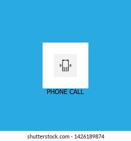phone call icon sign signifier vector