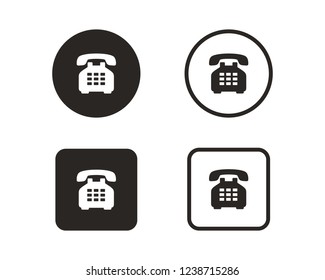 Phone call icon sign symbol