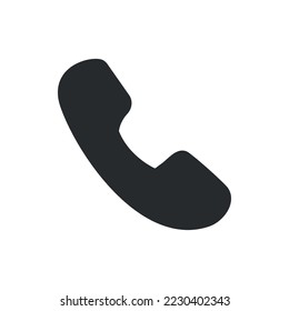 Phone call icon  simple illustration