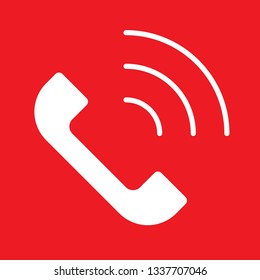 phone, call icon, stock vector illustration, EPS10. 