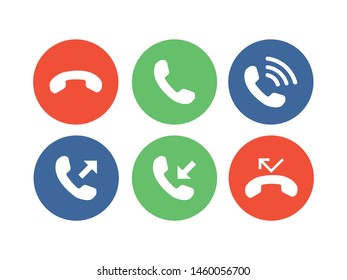 Phone call icon symbol vector