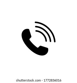 Ilustración vectorial de símbolo de llamada telefónica