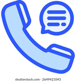 Símbolo do ícone Telefonema. Ilustração vetorial