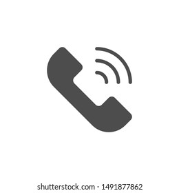Phone call icon and telephone concept
