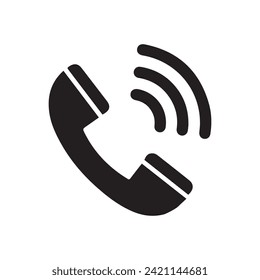 
Phone call icon. Telephone icon symbol. vector illustration