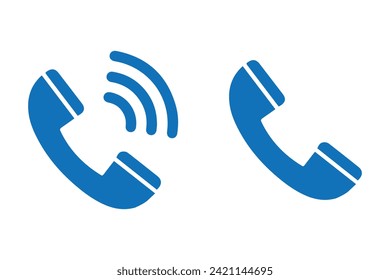 
Phone call icon. Telephone icon symbol. vector illustration