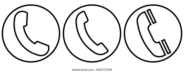 Phone call icon. Telephone icon symbol. eps 888