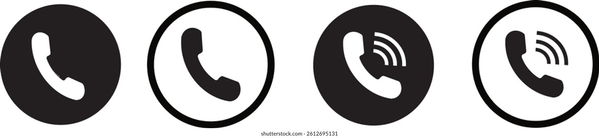 . Phone call icon. Telephone icon symbol, Vector illustration image. Isolated on white sign symbol,
