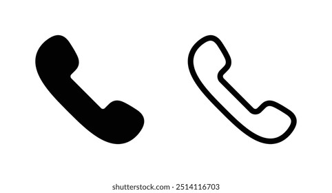 Ícone de telefonema. Vetor de ícone de telefone