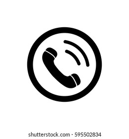 Phone call icon in trendy flat style isolated on white background. Vector illustration, EPS10.