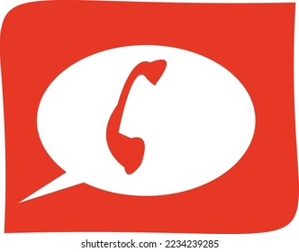Phone call icon.
Used to speak or gesture to someone and to communicate on mobile.
