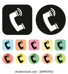 Phone call icon. vector