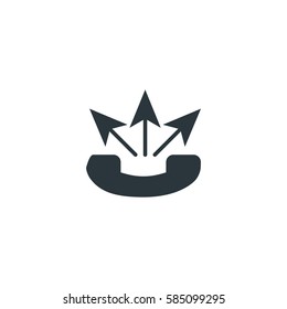 phone call icon vector