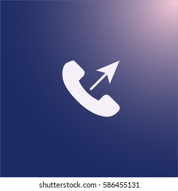 Phone call icon vector