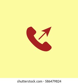 Phone call icon vector
