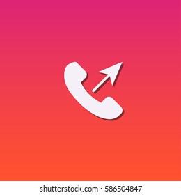 Phone call icon vector