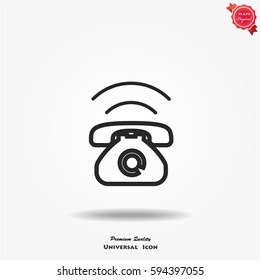 Phone call icon vector