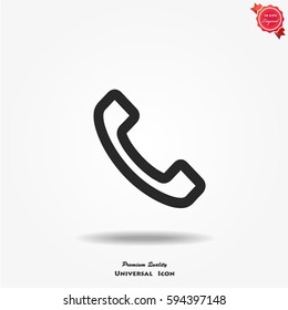 Phone call icon vector