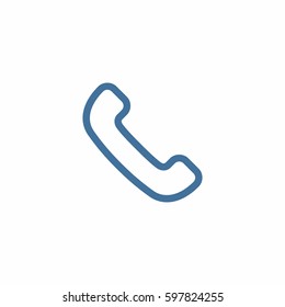 Phone call icon vector