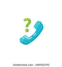 phone call icon vector. contact and support icon vector design