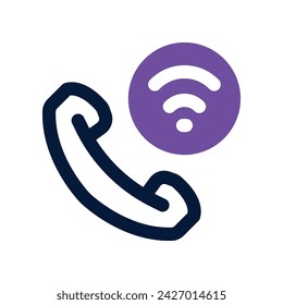 phone call icon. vector dual tone icon for your website, mobile, presentation, and logo design.