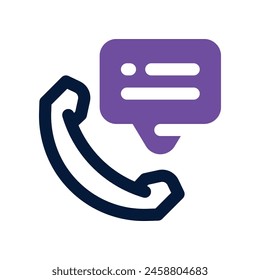Telefonanrufsymbol. Vektorgrafik-Doppeltonsymbol für Ihre Website, Ihr Handy, Ihre Präsentation und Ihr Logo-Design.
