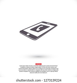 phone call icon. Vector Eps 10
