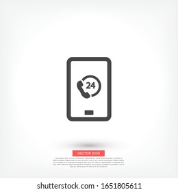 icono de llamada telefónica. Vector Eps 10. Diseño plano Lorem Ipsum
