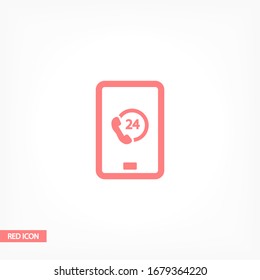 phone call icon. Vector Eps 10. Lorem Ipsum Flat Design