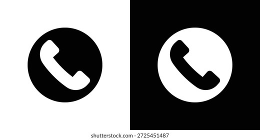 Phone call icon vector graphics. filled vector sign, Symbol illustration.