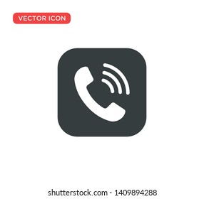 Phone Call Icon Vector Illustration Design