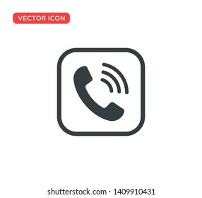 Phone Call Icon Vector Illustration Design