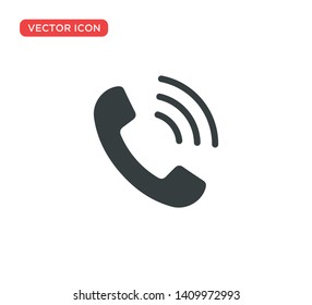 Phone Call Icon Vector Illustration Design