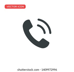 Phone Call Icon Vector Illustration Design