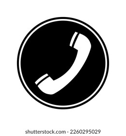 Phone Call Icon Vector Illustration Design telephone