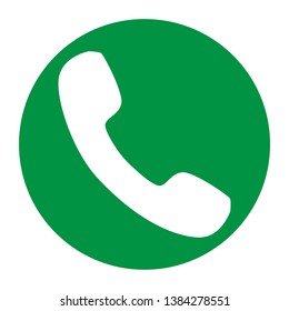 Phone call icon vector isolated on white background. Call icon in a flat style. Trendy telephone template for web site, sign, symbol, ui and logo design. Modern phone call icon, vector illustration