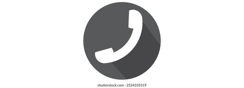 Vector del icono de la llamada telefónica aislado en el fondo blanco. Icono de llamada en un estilo plano. Plantilla de teléfono de moda para el diseño del Sitio web, de la muestra, del símbolo, del ui y del logotipo. Icono moderno de llamada telefónica eps 10
