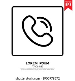 Phone call icon vector. Office icon in flat design. Eps 10 vector illustration.