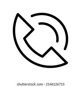 Symbol für Telefonanrufe Vektor Symbol Design Illustration