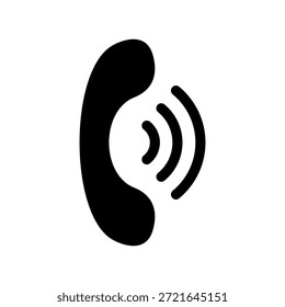 Symbol für Telefonanrufe - Vektorsymbol-Entwurfsgrafik