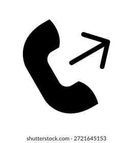 Symbol für Telefonanrufe - Vektorsymbol-Entwurfsgrafik