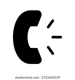 Symbol für Telefonanrufe - Vektorsymbol-Entwurfsgrafik