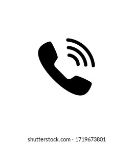 Phone call icon vector. Telephone icon symbol isolated