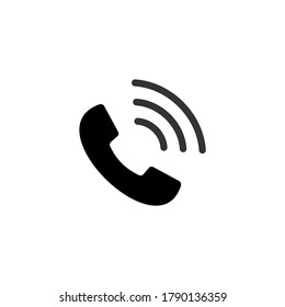 Phone call icon vector. Telephone icon symbol illustration