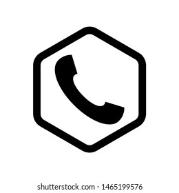 Phone call icon vector template for business, website, digital, and print.