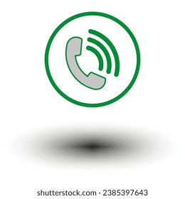 Phone Call icon. Icon for web site. Vector illustration.