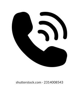 icono de llamada telefónica para tu diseño de sitio web, logotipo, aplicación, interfaz de usuario.